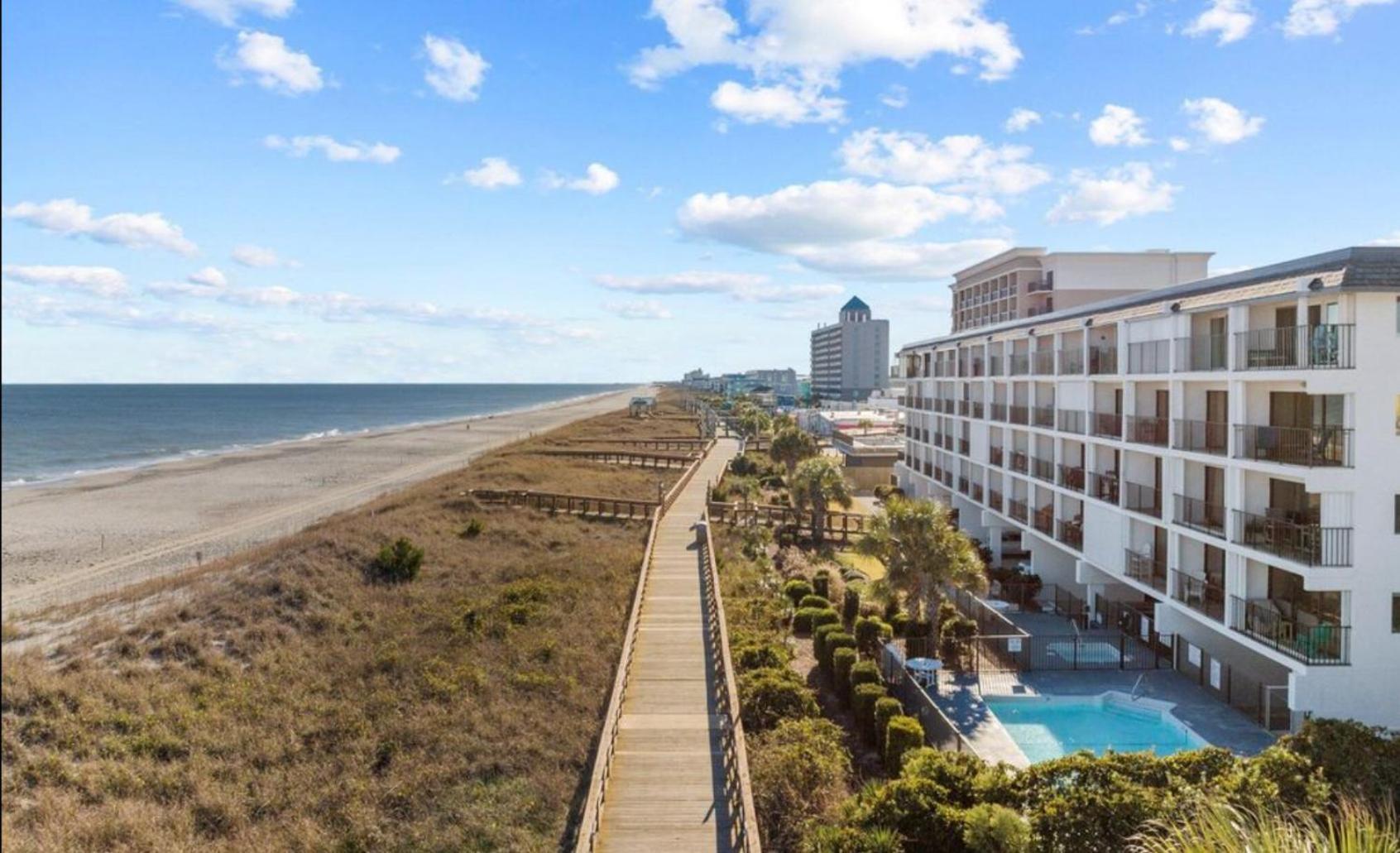 شقة Oceanfront * Pool * Elevator * Boardwalk كارولينا بيتش المظهر الخارجي الصورة